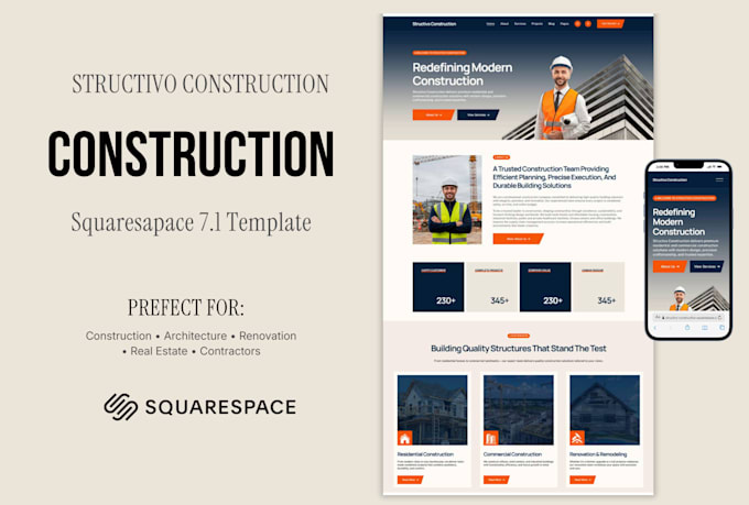 design and develop a squarespace website